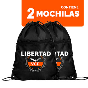 2 Mochilas Negras Libertad VCF